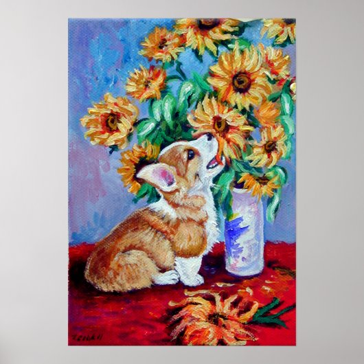 Pembroke Welsh Corgi Print (Voorkant)