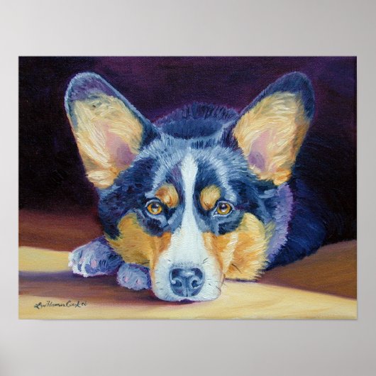 Pembroke Welsh Corgi Print (Voorkant)