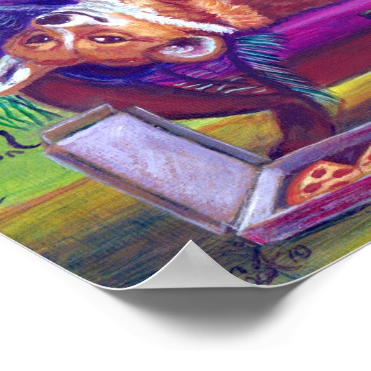 Pembroke Welsh Corgi Print (Hoek)