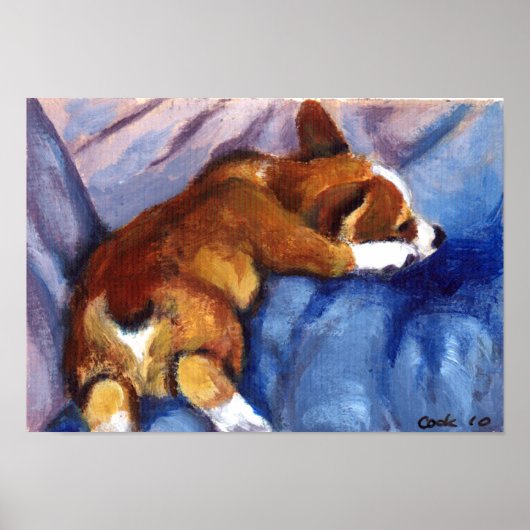 Pembroke Welsh Corgi Print (Voorkant)