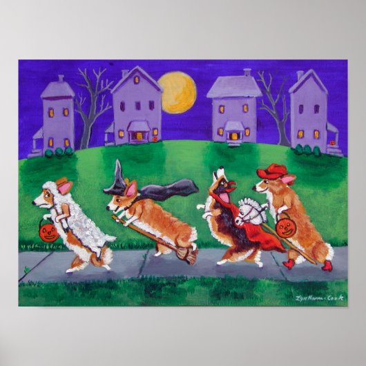 Pembroke Welsh Corgi Print (Voorkant)