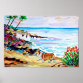 Pembroke Welsh Corgi Print (Voorkant)