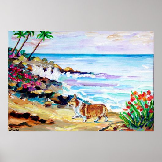 Pembroke Welsh Corgi Print (Voorkant)