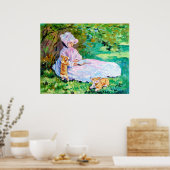 Pembroke Welsh Corgi Print Springtime (Keuken)