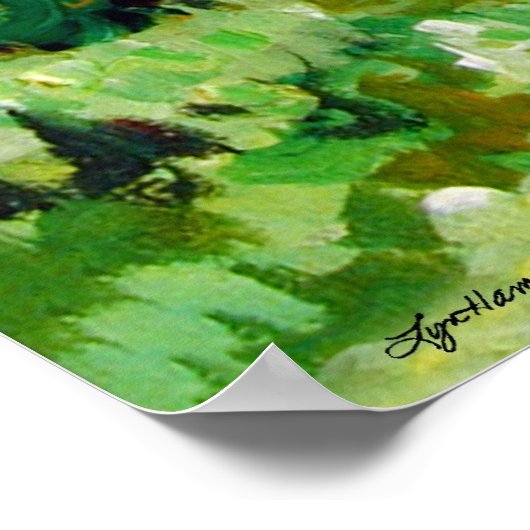 Pembroke Welsh Corgi Print Springtime (Hoek)