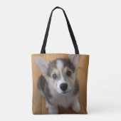 Pembroke Welsh Corgi Puppy 3 Tote Bag (Achterkant)