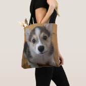 Pembroke Welsh Corgi Puppy 3 Tote Bag (Dichtbij)