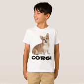 Pembroke Welsh Corgi Puppy Dog Boys T-shirt (Voorkant volledig)