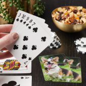 Pembroke Welsh Corgi Puppy Dog Pokerkaarten (Insitu)
