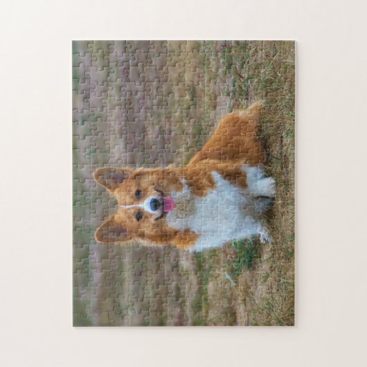 Pembroke Welsh Corgi Puppy Dog puzzel (Verticaal)