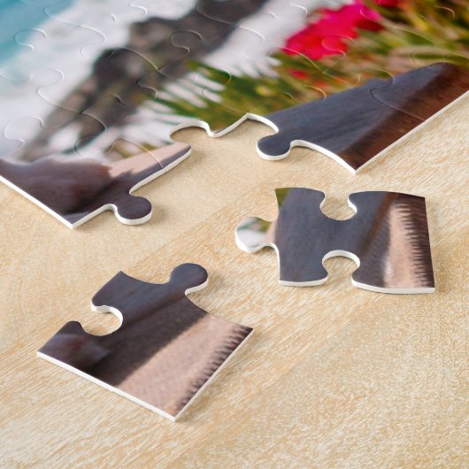 Pembroke Welsh Corgi puppy standing on table Legpuzzel (Zijkant)