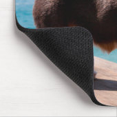 Pembroke Welsh Corgi puppy standing on table Muismat (Hoek)