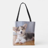 Pembroke Welsh Corgi Puppy Tote Bag (Achterkant)
