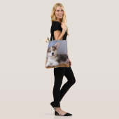 Pembroke Welsh Corgi Puppy Tote Bag (Op model)
