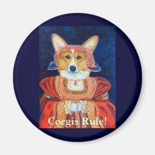 Pembroke Welsh Corgi Queen Magnets Magneet
