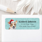 Pembroke Welsh Corgi Return Address Labels (Insitu)