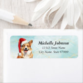 Pembroke Welsh Corgi Return Address Labels (Insitu)
