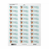 Pembroke Welsh Corgi Return Address Labels (Full Sheet)