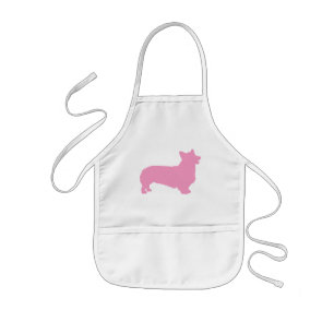 Pembroke Welsh Corgi (roze) Kinder Schort