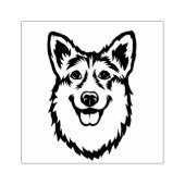 Pembroke Welsh Corgi Rubberstempel (Afrduk)