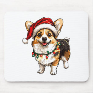 Pembroke Welsh Corgi Santa Christmas Tree Lights X Muismat