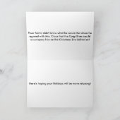 Pembroke Welsh Corgi Santa's Pit Stop Feestdagen Kaart (Binnen)