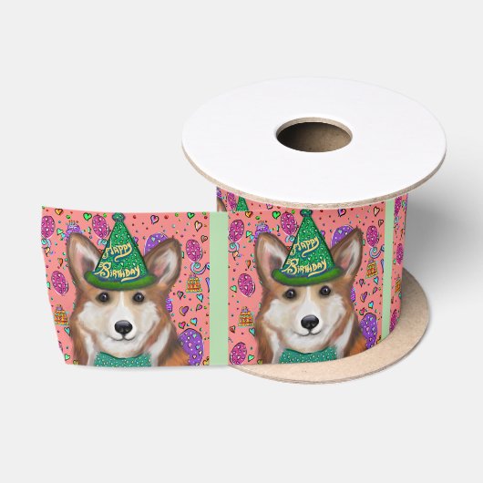 PEMBROKE WELSH CORGI SATIJNEN LINT (Spoel)