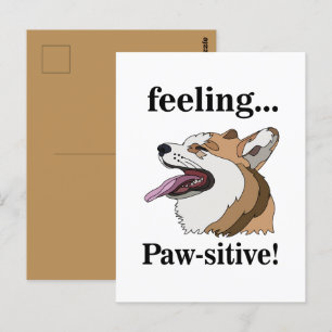 Pembroke Welsh Corgi Schattige Hond Briefkaart