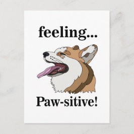Pembroke Welsh Corgi Schattige Hond Briefkaart