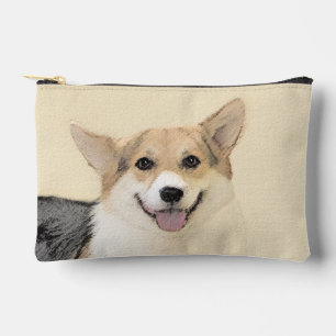 Pembroke Welsh Corgi Schilderij Tri-Color Dog Art Etui