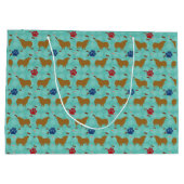 Pembroke Welsh Corgi Shadow Large Cadeautasje (Achterkant)