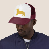 Pembroke Welsh Corgi Silhouette Trucker Pet (In situ)