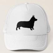 Pembroke Welsh Corgi Silhouette Trucker Pet (Voorkant)