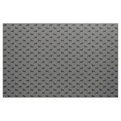 Pembroke Welsh Corgi Silhouettes Pattern Grey Stof (Yard (91,4 cm))