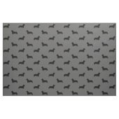 Pembroke Welsh Corgi Silhouettes Pattern Grey Stof (Fat Quarter)