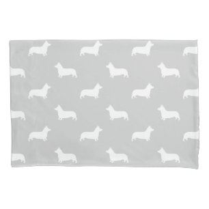 Pembroke Welsh Corgi Silhouettes Pattern Kussensloop