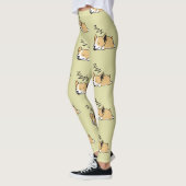 Pembroke Welsh Corgi Sleeping Hondenliefhebber ZZZ Leggings (Links)