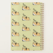 Pembroke Welsh Corgi Sleeping Hondenliefhebber ZZZ Planner (Achterkant)