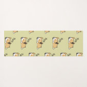 Pembroke Welsh Corgi Sleeping Hondenliefhebber ZZZ Yogamat (Achterkant (horizontaal))