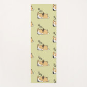 Pembroke Welsh Corgi Sleeping Hondenliefhebber ZZZ Yogamat (Voorkant)