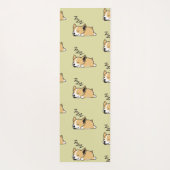 Pembroke Welsh Corgi Sleeping Hondenliefhebber ZZZ Yogamat (Achterkant)