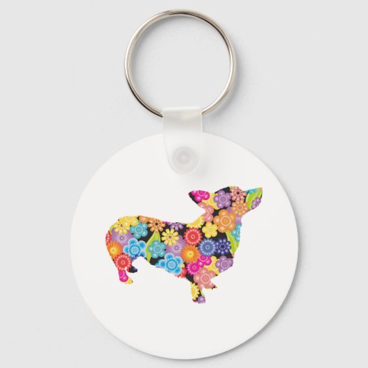 Pembroke Welsh Corgi Sleutelhanger (Voorkant)