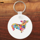 Pembroke Welsh Corgi Sleutelhanger (Voorkant)