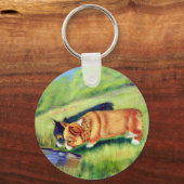 Pembroke Welsh Corgi Sleutelhanger (Voorkant)