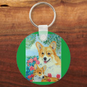 Pembroke Welsh Corgi Sleutelhanger (Voorkant)
