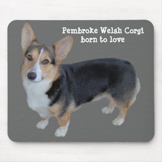 Pembroke Welsh Corgi Soulful Mousepad Muismat (Voorkant)