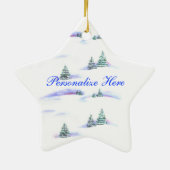 Pembroke Welsh Corgi Star Ornament (Achterkant)