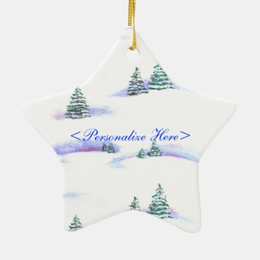 Pembroke Welsh Corgi Star Ornament (Achterkant)