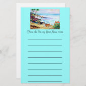 Pembroke Welsh Corgi Stationery Briefpapier (Voorkant / Achterkant)