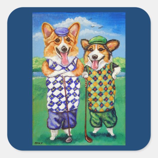 Pembroke Welsh Corgi Stickers (Voorkant)